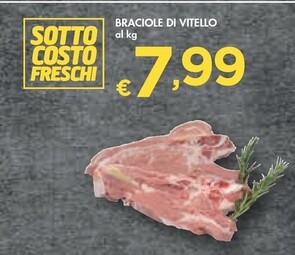 Offerta per Braciole Di Vitello a 7,99€ in Bennet