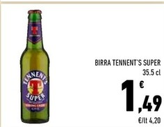 Offerta per Tennent's Birra Super a 1,49€ in Conad City