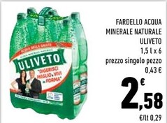 Offerta per Uliveto Fardello Acqua Minerale Naturale a 2,58€ in Conad City
