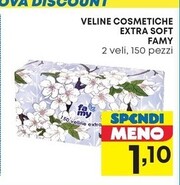 Offerta per Famy - Veline Cosmetiche Extra Soft a 1,1€ in Pam