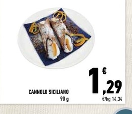 Offerta per Cannolo Siciliano a 1,29€ in Conad