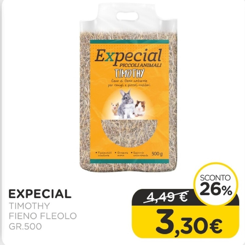 Offerta per Expecial - Timothy / Fieno Fleolo / Gr.500 a 3,3€ in Arcaplanet