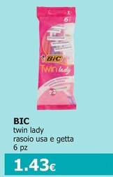 Offerta per Bic Twin Lady Rasoio Usa E Getta a 1,43€ in Tigotà