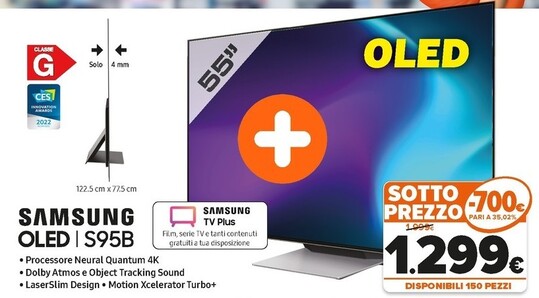 Offerta per Samsung OLED S95B a 1299€ in Expert