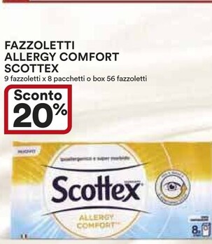 Offerta per Scottex Fazzoletti Allergy Comfort in Ipercoop