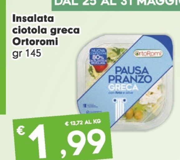 Offerta per Ortoromi Insalata Ciotola Greca a 1,99€ in Despar