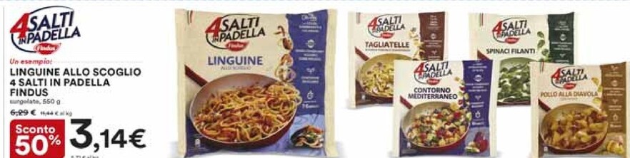 Offerta per Findus Linguine Allo Scoglio 4 Salti In Padella a 3,14€ in Ipercoop