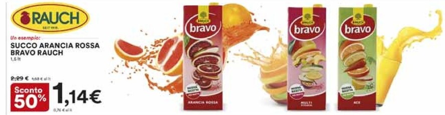 Offerta per Rauch Succo Arancia Rossa Bravo a 1,14€ in Ipercoop