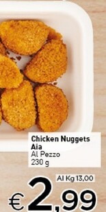 Offerta per Aia Chicken Nuggets a 2,99€ in Crai