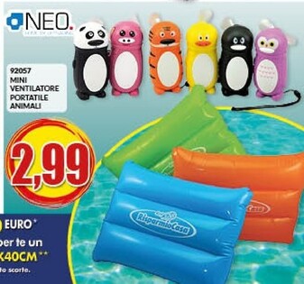 Offerta per Neo Mini Ventilatore Portatile Animali a 2,99€ in Risparmio Casa