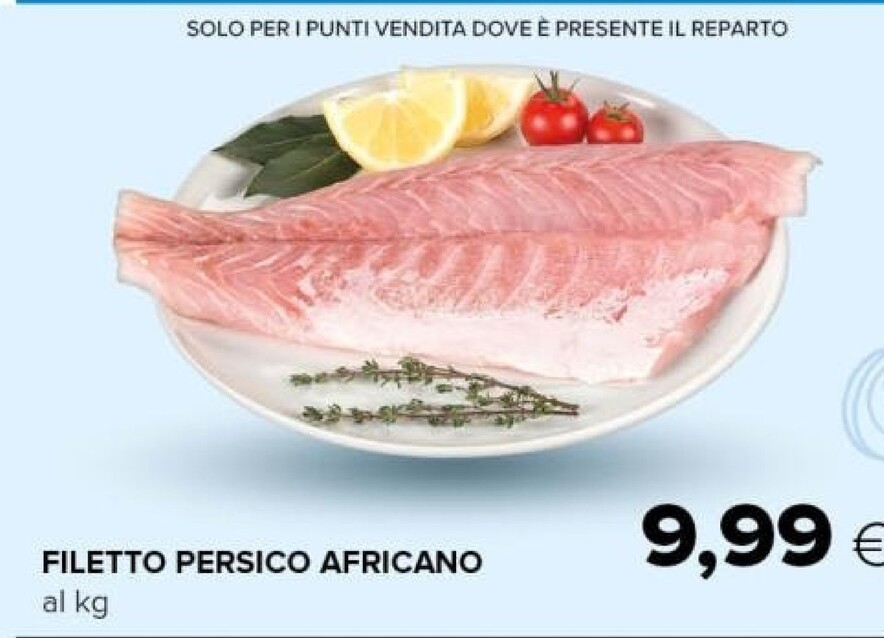 Offerta per Filetto Persico Africano a 9,99€ in Tigre