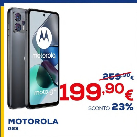 Offerta per Motorola G23 a 199,9€ in Euronics