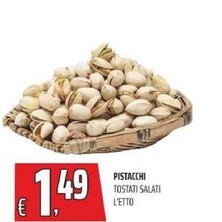 Offerta per Pistacchi Tostati Salati a 1,49€ in Coop