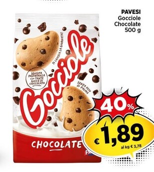 Offerta per Pavesi Gocciole Chocolate a 1,89€ in Coop