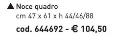 Offerta per Noce Quadro Cod. 644692 a 104,5€ in Primo Shop