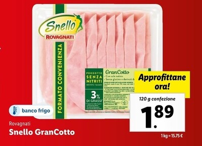 Offerta per Rovagnati Snello GranCotto a 1,89€ in Lidl