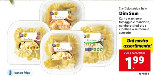 Offerta per Chef Select Asian Style Dim Sum a 1,99€ in Lidl