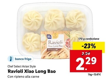 Offerta per Chef Select Asian Style Ravioli Xiao Long Bao a 2,29€ in Lidl