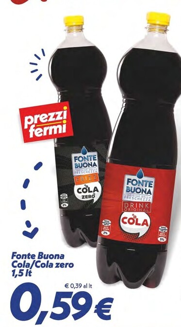Offerta per Fonte Buona Cola a 0,59€ in Iper Super Conveniente