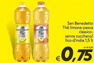 Offerta per San Benedetto The Limone Classico a 0,75€ in Iper Super Conveniente