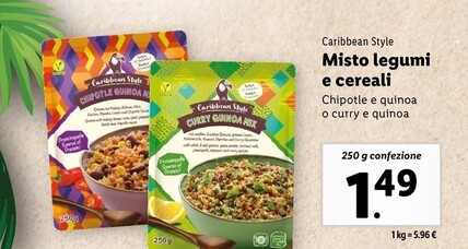 Offerta per Caribbean Style - Misto Legumi E Cereali a 1,49€ in Lidl