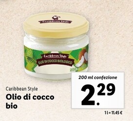 Offerta per Caribbean Style - Olio Di Cocco Bio a 2,29€ in Lidl