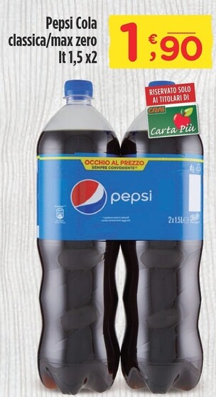 Offerta per Pepsi Cola a 1,9€ in Crai