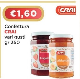 Offerta per Crai Confettura Vari Gusti a 1,6€ in Crai