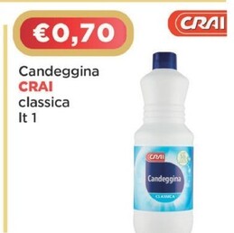 Offerta per Crai Candeggina a 0,7€ in Crai