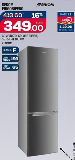 Offerta per Sekom Frigorifero a 349€ in Bricofer