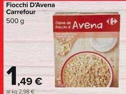 Offerta per Carrefour Fiocchi D Avena a 1,49€ in Carrefour Market