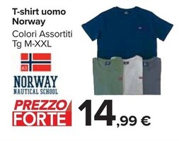 Offerta per Norway T-Shirt Uomo a 14,99€ in Carrefour Market