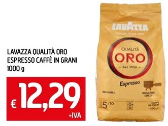 Offerta per Lavazza Qualità Oro Espresso Caffè In Grani a 12,29€ in Galassia