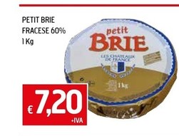 Offerta per Les chateaux de france Petit Brie Fracese 60% a 7,2€ in Galassia