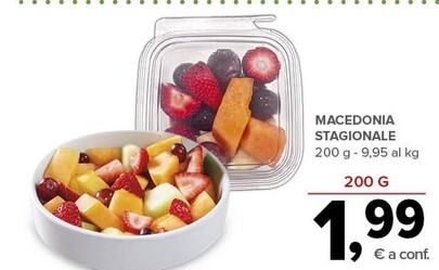 Offerta per Macedonia Stagionale a 1,99€ in Todis