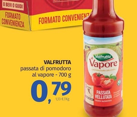 Offerta per Valfrutta Passata Di Pomodoro Al Vapore a 0,79€ in Pam RetailPro