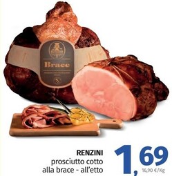 Offerta per Renzini Prosciutto Cotto Alla Brace a 1,69€ in Pam RetailPro