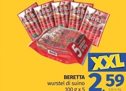 Offerta per Beretta Wurstel Di Suino a 2,59€ in Pam RetailPro