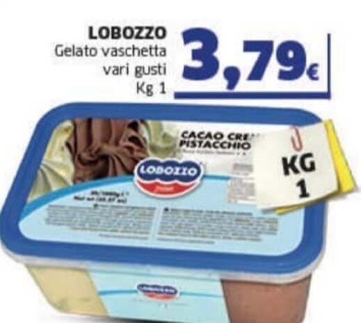 Offerta per Lobozzo - Gelato Vaschetta a 3,79€ in Sigma