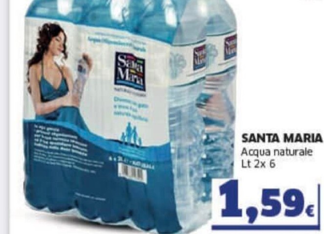 Offerta per Santa maria Acqua Naturale a 1,59€ in Sigma