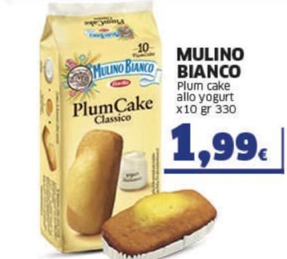 Offerta per Mulino Bianco Plum Cake Allo Yogurt a 1,99€ in Sigma