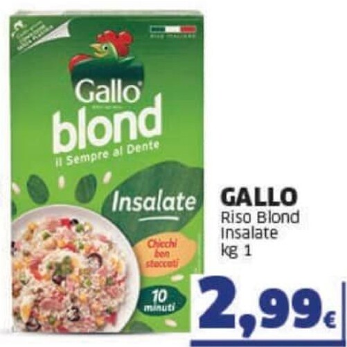 Offerta per Gallo Riso Blond Insalate a 2,99€ in Sigma