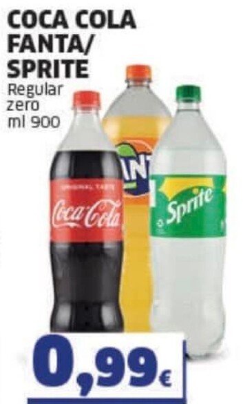 Offerta per Coca Cola Fanta/ Sprite a 0,99€ in Sigma