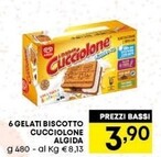 Offerta per Algida 6 Gelati Biscotto Cucciolone a 3,9€ in Pam