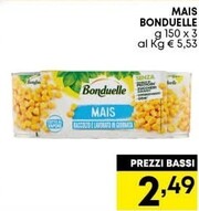 Offerta per Bonduelle Mais a 2,49€ in Pam