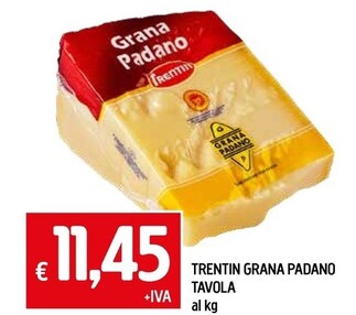 Offerta per Trentin Grana Padano Tavola a 11,45€ in Iperfamila