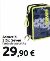 Offerta per Seven Astuccio 3 Zip a 29,9€ in Carrefour Market