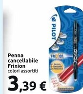 Offerta per Pilot Penna Cancellabile Frixion a 3,39€ in Carrefour Market