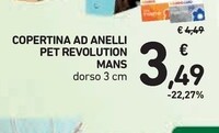 Offerta per Mans - Copertina Ad Anelli Pet Revolution a 3,49€ in Spazio Conad