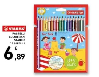 Offerta per Stabilo Pastelli Color Maxi a 6,89€ in Conad Superstore
